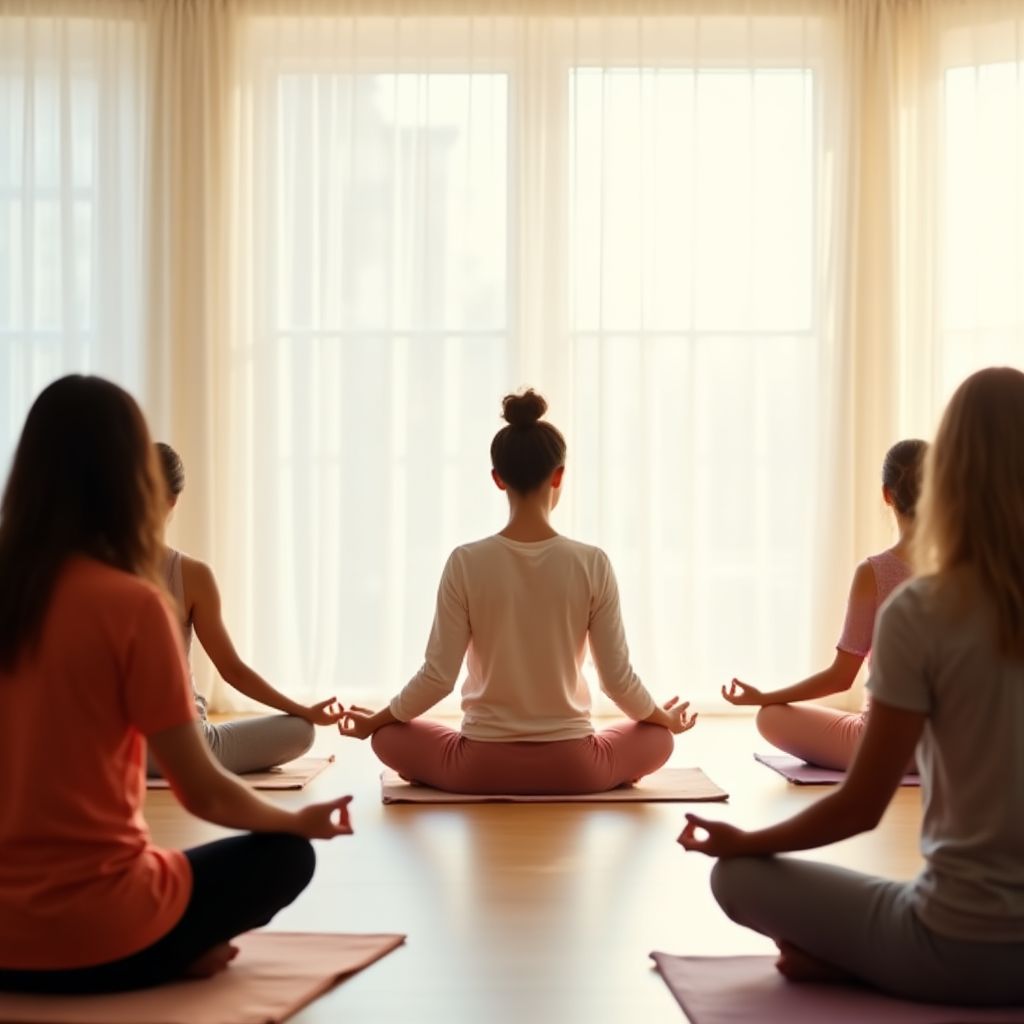 Mindfulness atölyesi katılımcıları